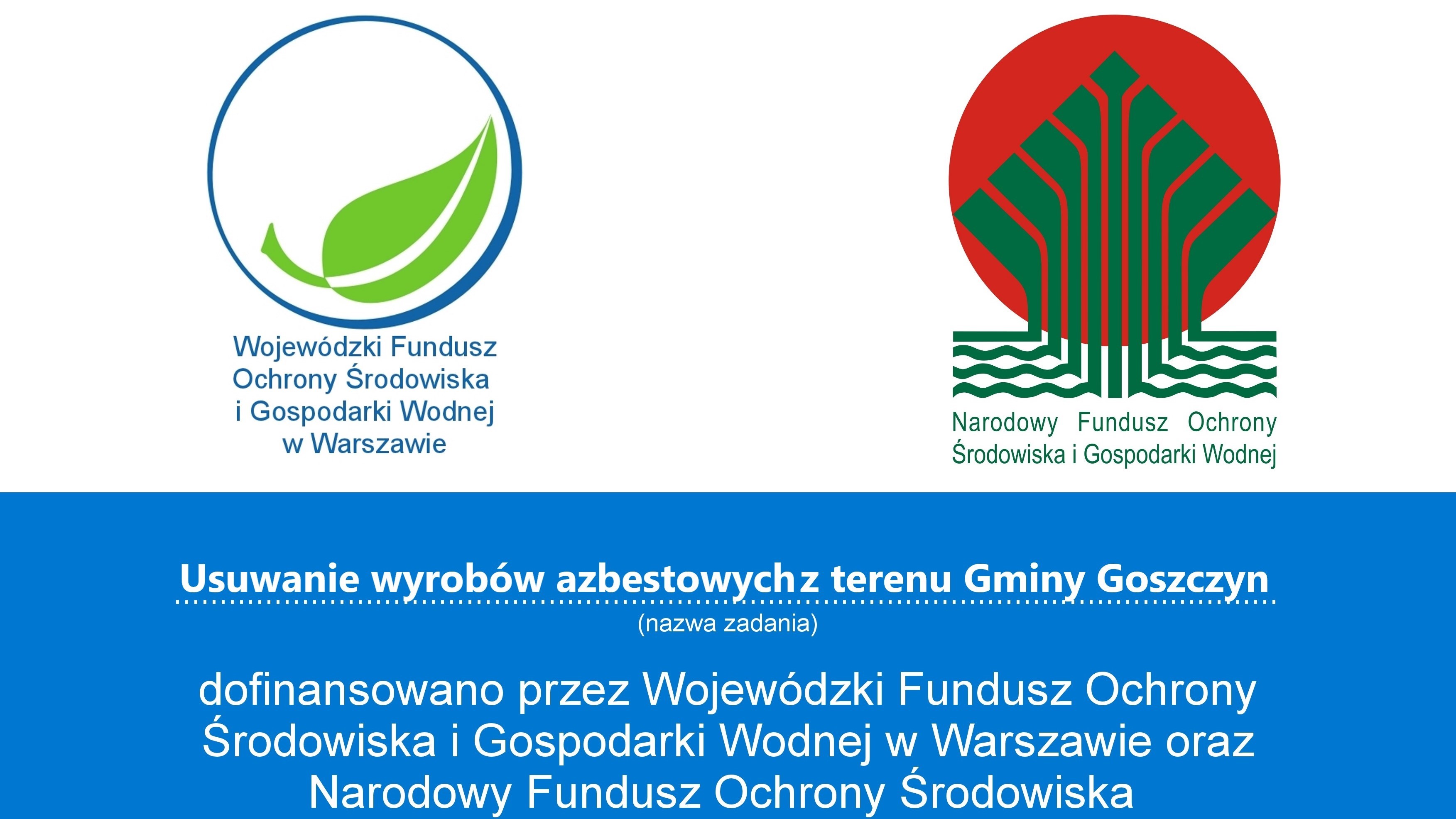 Ikona do artykułu: Usuwanie wyrobów azbestowych z terenu Gminy Goszczyn